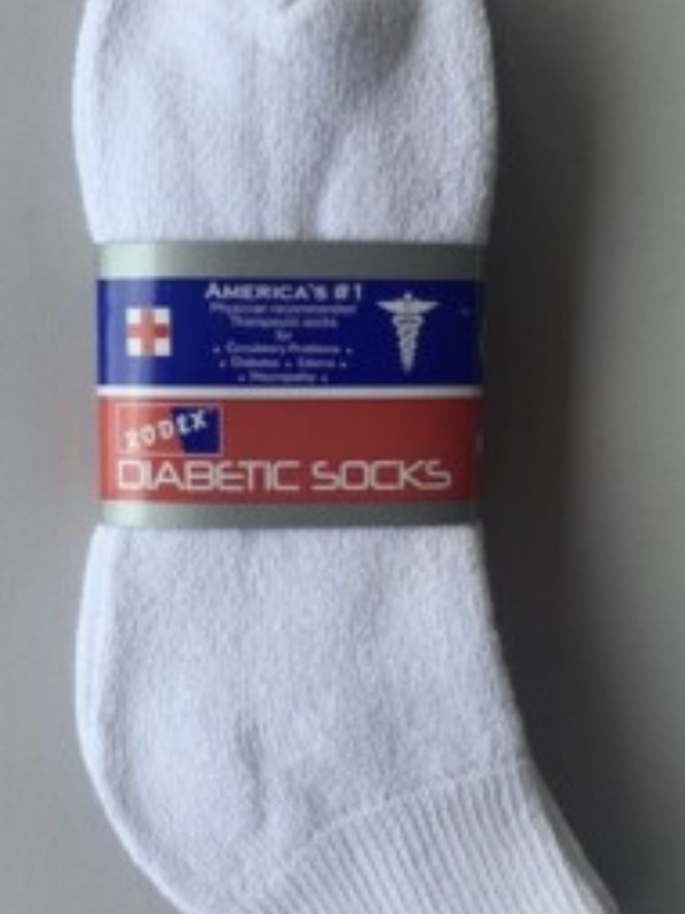 Dr. Hero for Men – White Comfort Ankle Socks
